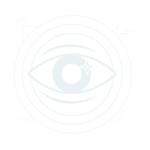 of an eye with a star and framed in cirlces